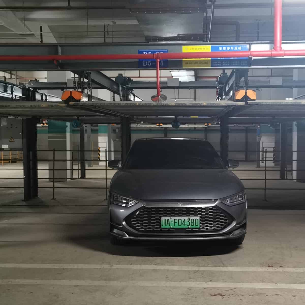 四立柱簡易升降式立體停車設(shè)備